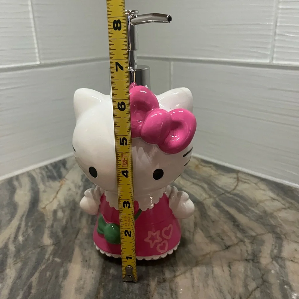 Hello Kitty Soap Dispenser Lotion Pump Pink Dress w/ Candy Purse Sanrio NEW